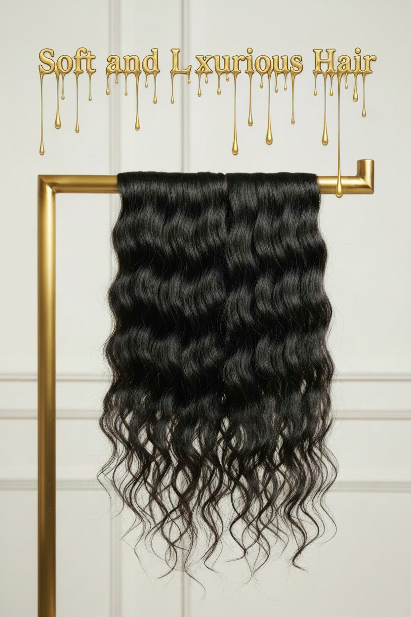 North Indian Raw Wavy Hair Bundles